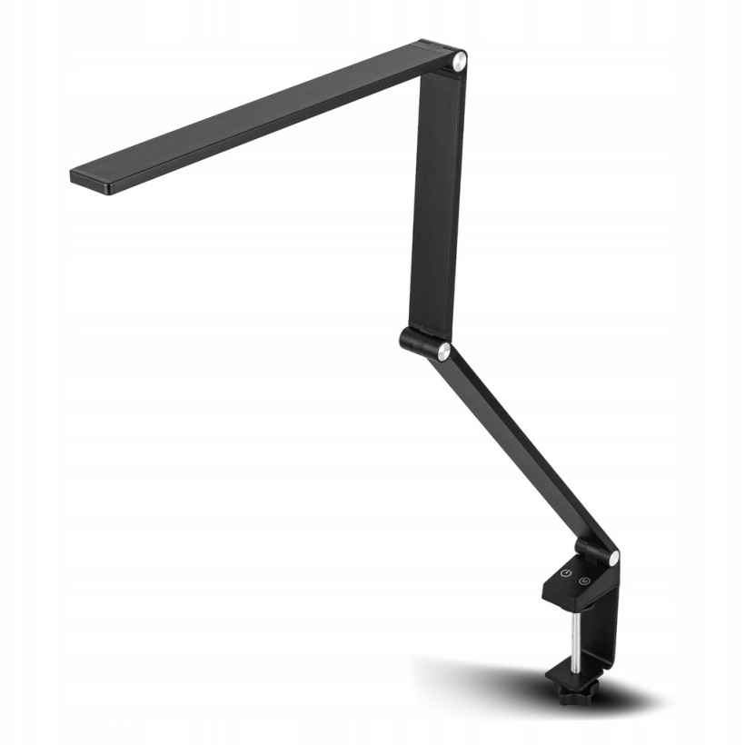 Lampka biurkowa LED z klipsem na biurko 3 barwy Szkolna regulowana USB 9W