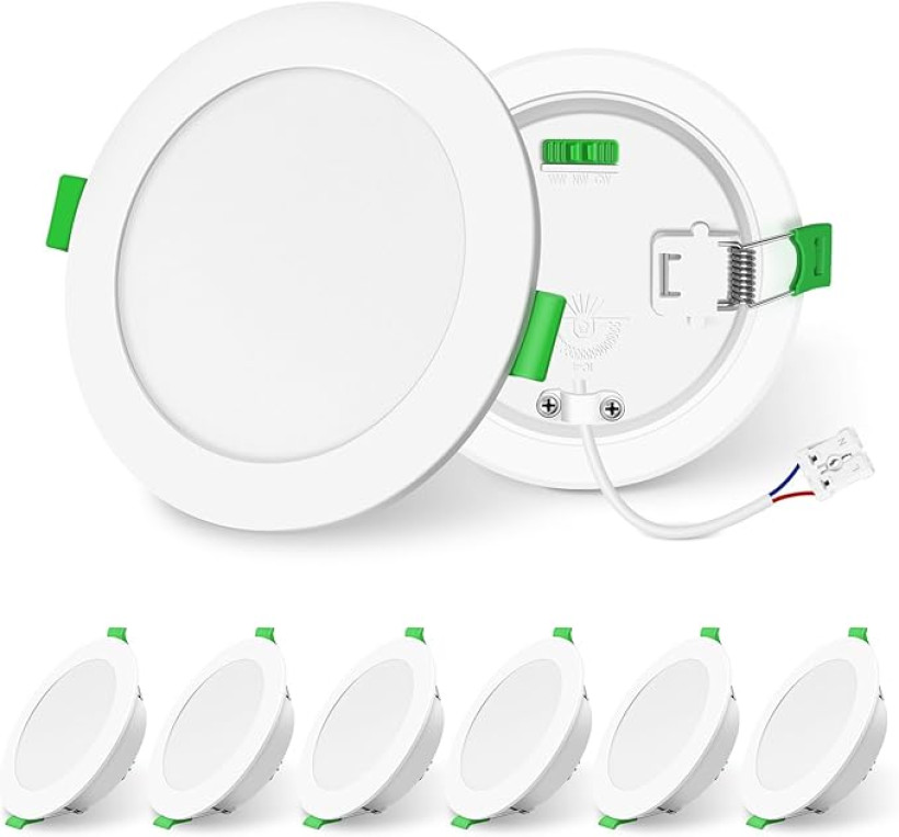 ALUSSO LIGHTING Reflektor LED do zabudowy, możliwość ściemniania 6 sztuk 