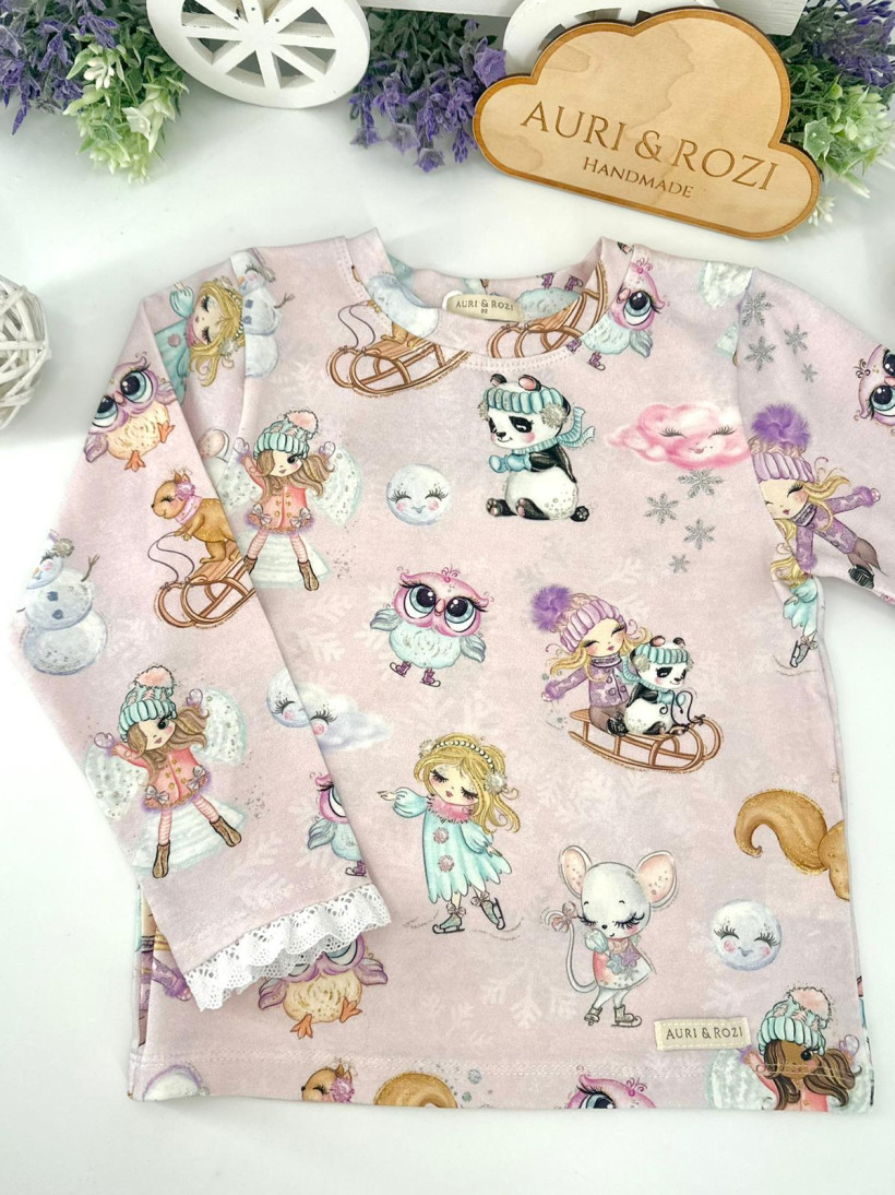 BLUZKA MROŹNE PRZYGODY AURI&ROZI