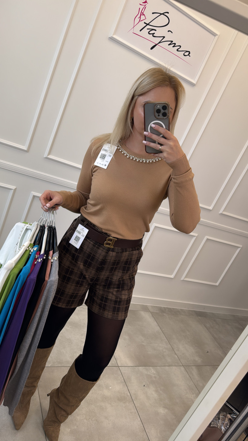 Sweter perełki 13873