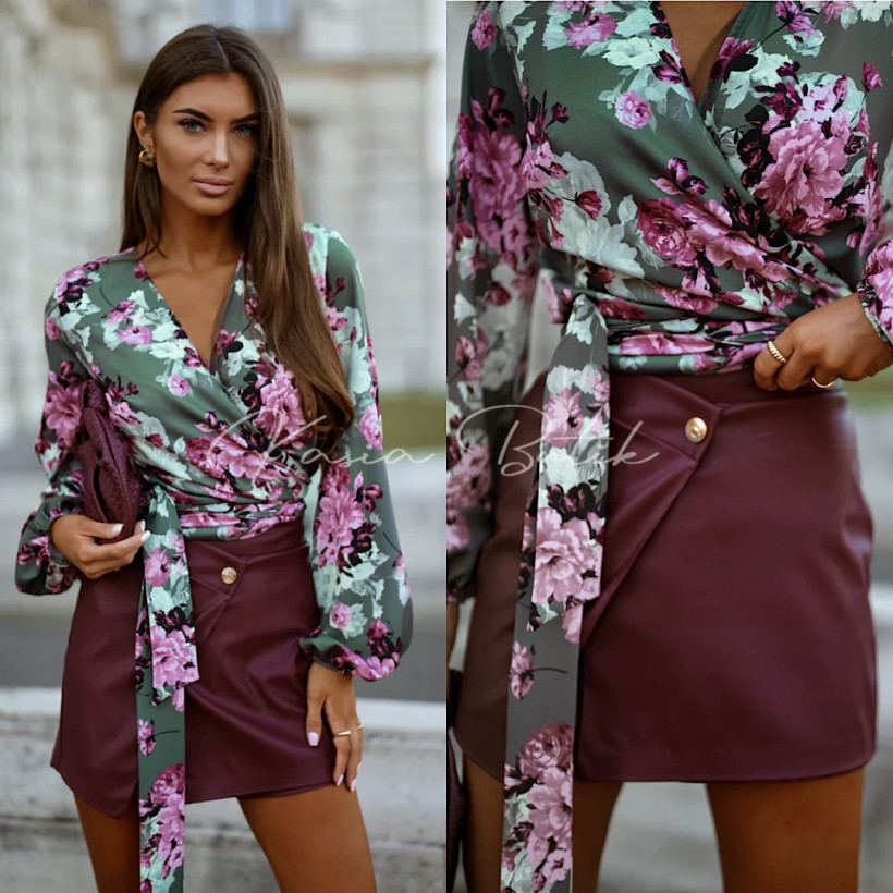 Koszula Wiskozowa Tulla Matcha Blush