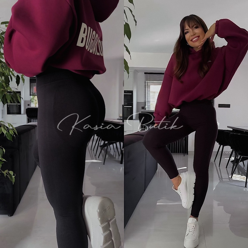 Legginsy Modelujące Brandon Push Up Czarne