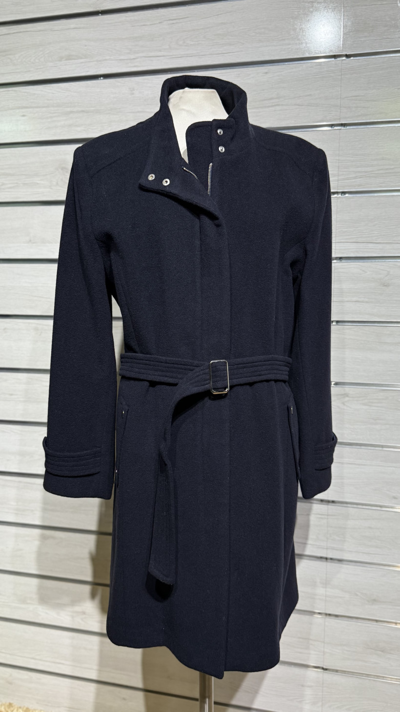 CASACO LONGO COM CINTO