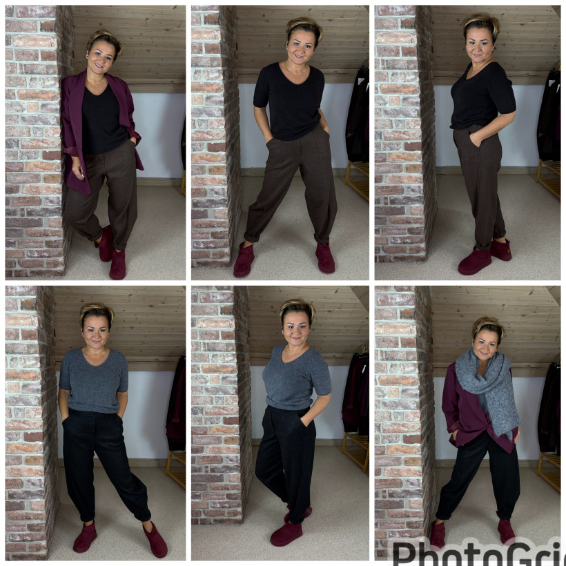 Spodnie balony grube