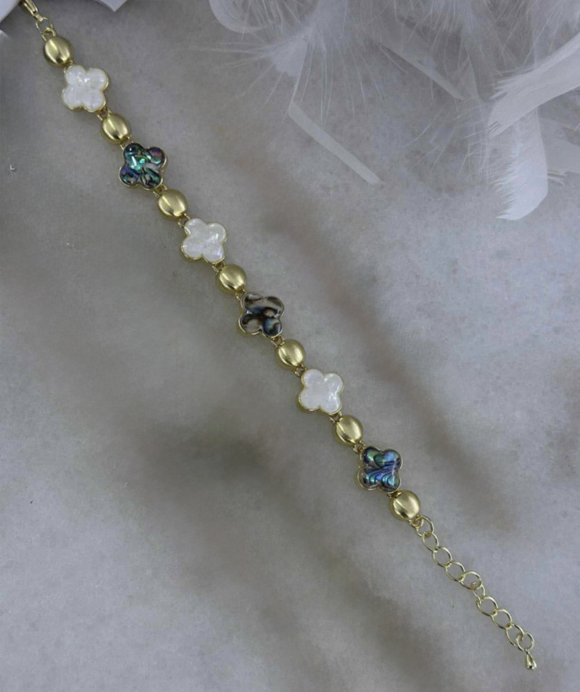 BRANSOLETKA KWIAT MULTI GRUBA BLOOM