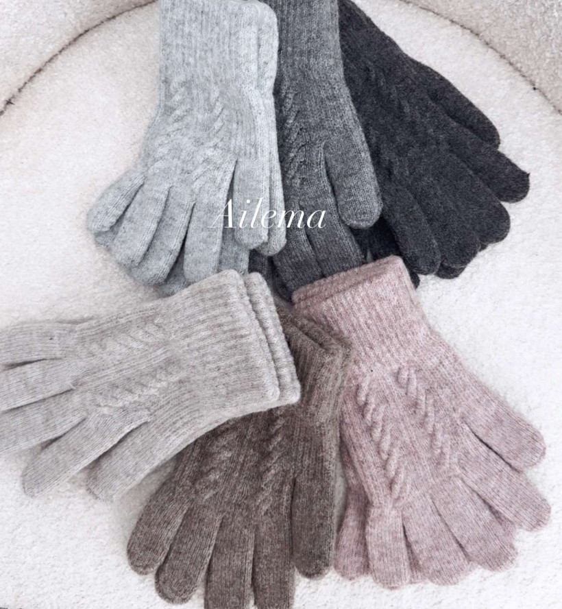 Rękawiczki NK3187 warkocz