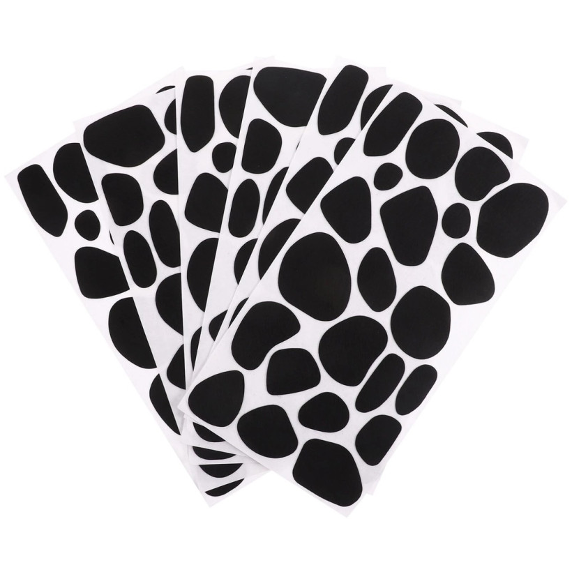 zestaw filcowych naklejek 17 arkuszy 