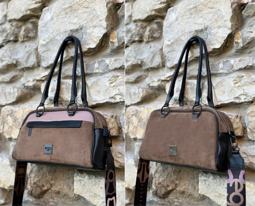 EGO TOREBKA KUFEREK SKÓRA NATURALNA