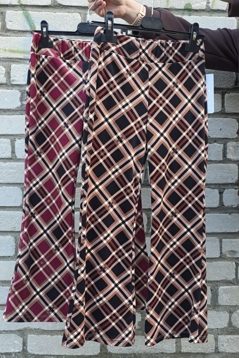 Spodnie dzowny CHECK