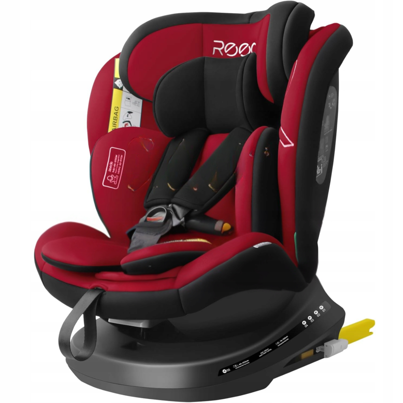 Reecle I-size Obrotowy fotelik samochodowy 360 ISOFIX 40-150cm 3-36kg 0-12L