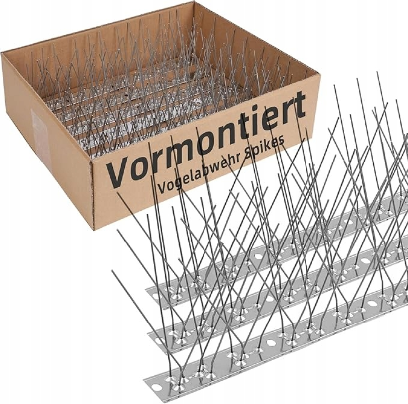Kolce Odstraszające Ptaki Gołębie Wrony Mewy Dach Okna Stal Nierdzewna