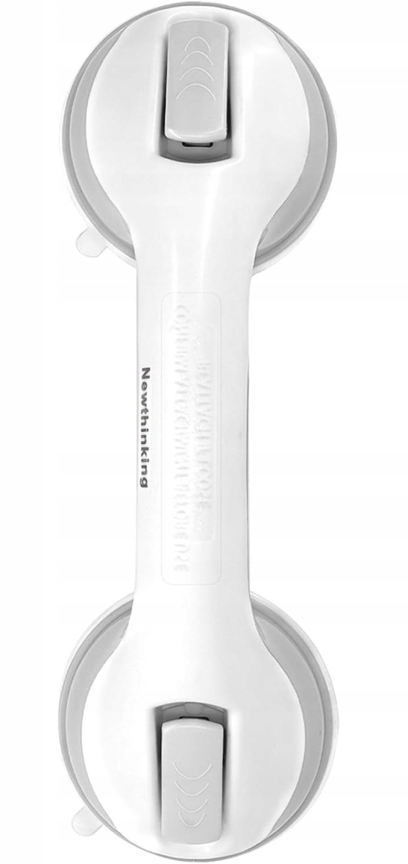 1x UCHWYT ŁAZIENKOWY POD PRYSZNIC ŚCIENNY NA PRZYSSAWKI PORĘCZ DLA SENIORA