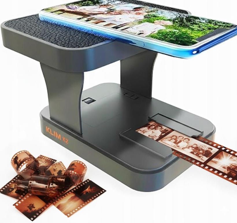 KLIM mobilny skaner kliszy 35 mm, do starych zdjęć + aplikacja na telefon!