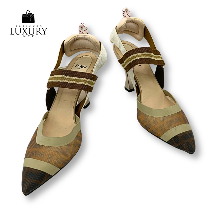FENDI Shoes Pumps Colibrì Slingback Heels