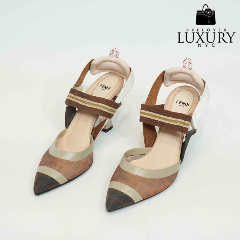 FENDI Shoes Pumps Colibrì Slingback Heels
