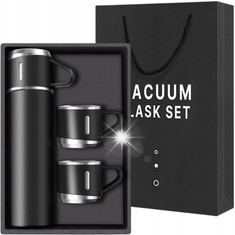 Zestaw prezentowy – Termos z filiżankami (500 ml)