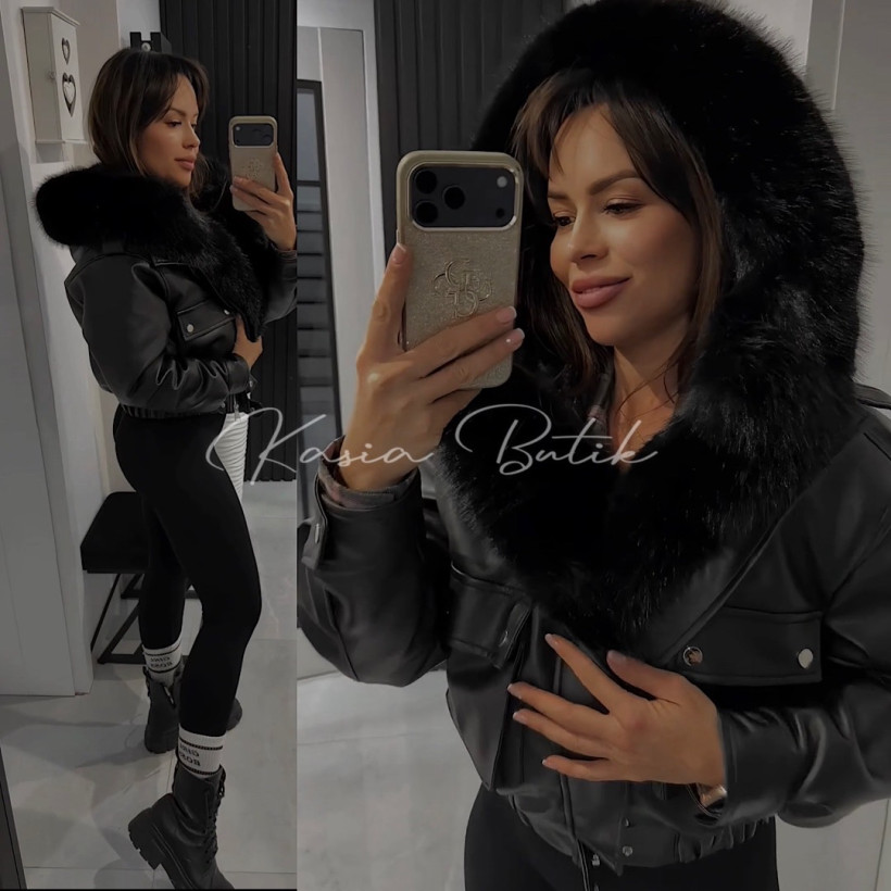 Kurtka Way Mode WX2577 Czarna