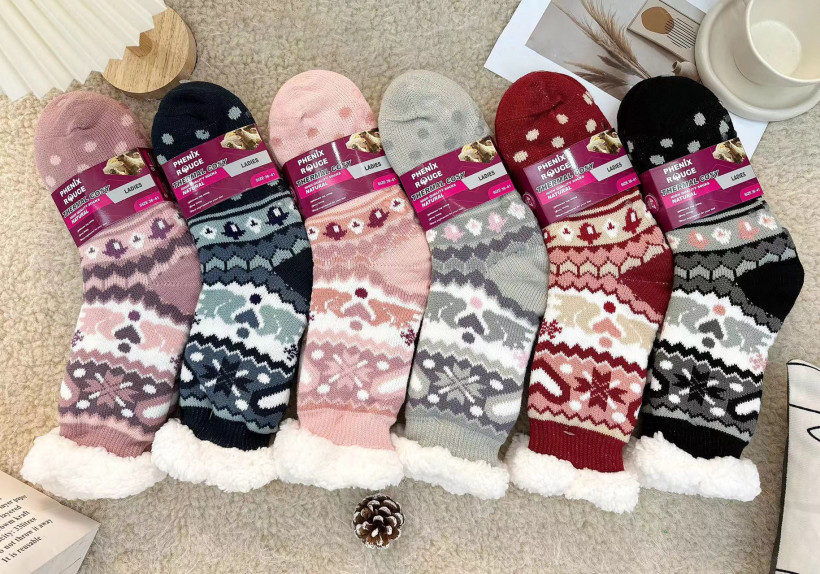 CHAUSSETTES ÉPAISSES POLAIRE - modèle écureuil p.35/41