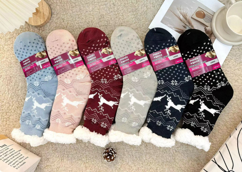 1 ARTICLE ACHETE, LE 2E A -50% CHAUSSETTES ÉPAISSES POLAIRE - modèle cerf p.35/41