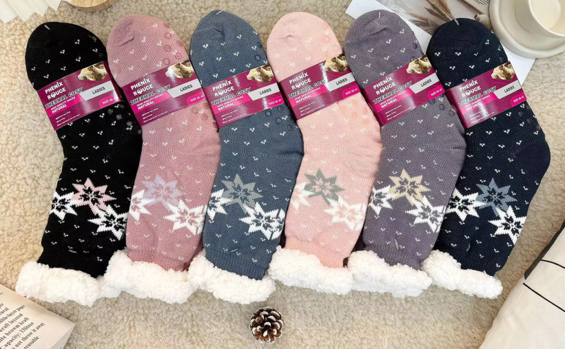 CHAUSSETTES ÉPAISSES POLAIRE - modèle etoile p.35/41