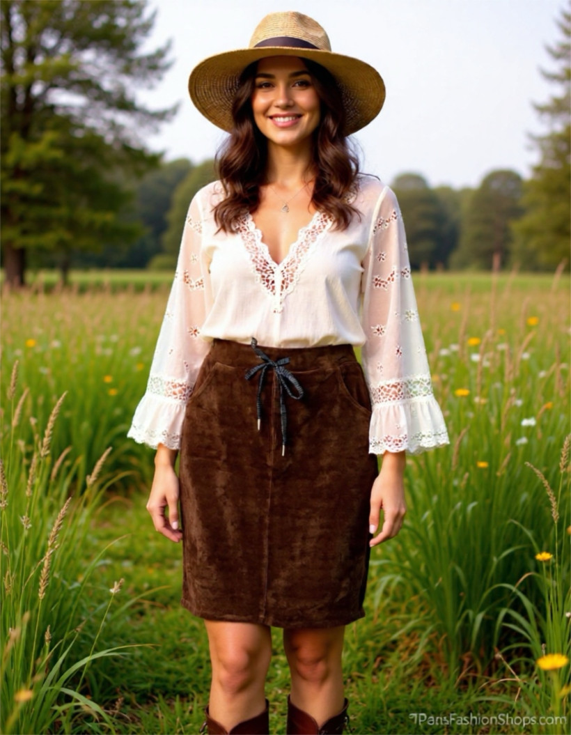 1 ARTICLE ACHETE, LE 2E A -50% Jupe en velours 36/42+