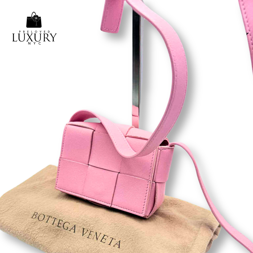 BOTTEGA VENTEA Cassette Candy bag Pink