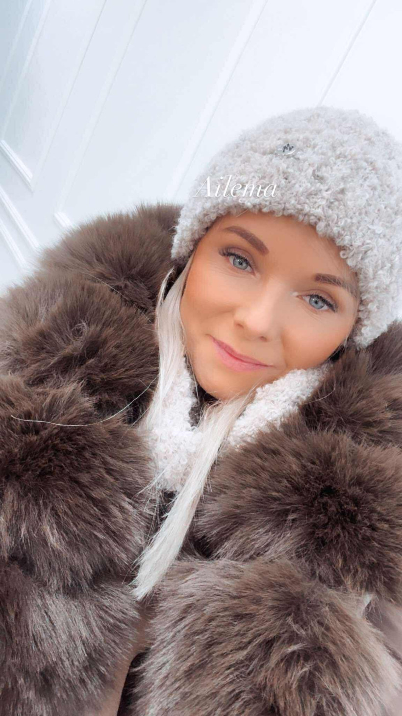 Komplet kk1230 czapka i komin bukla 