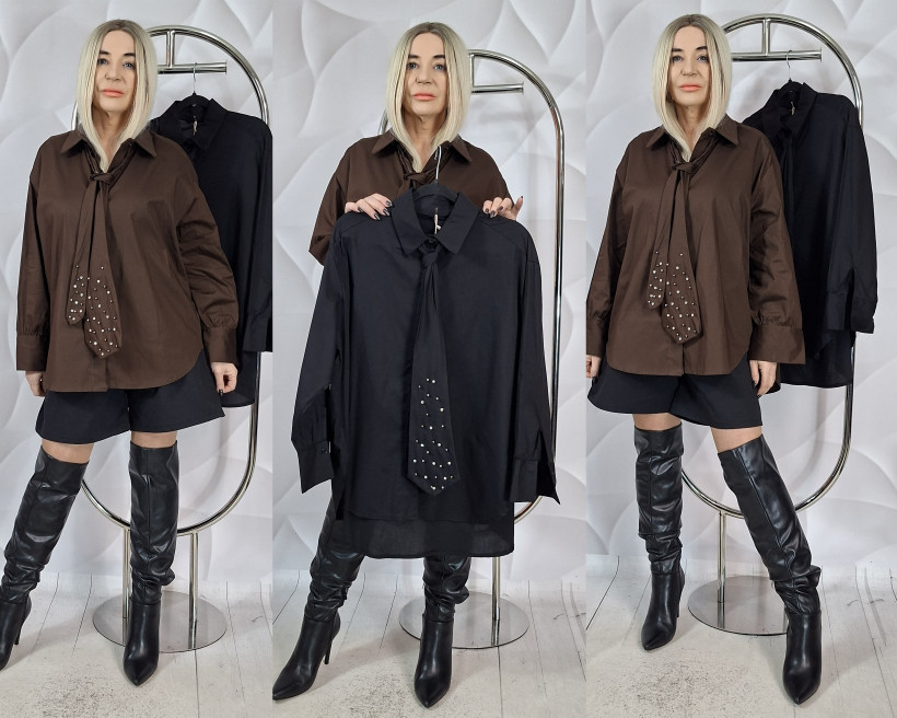 KOSZULA Z KRAWATEM FOLKERT 18883 RB26 ZETA OTTO