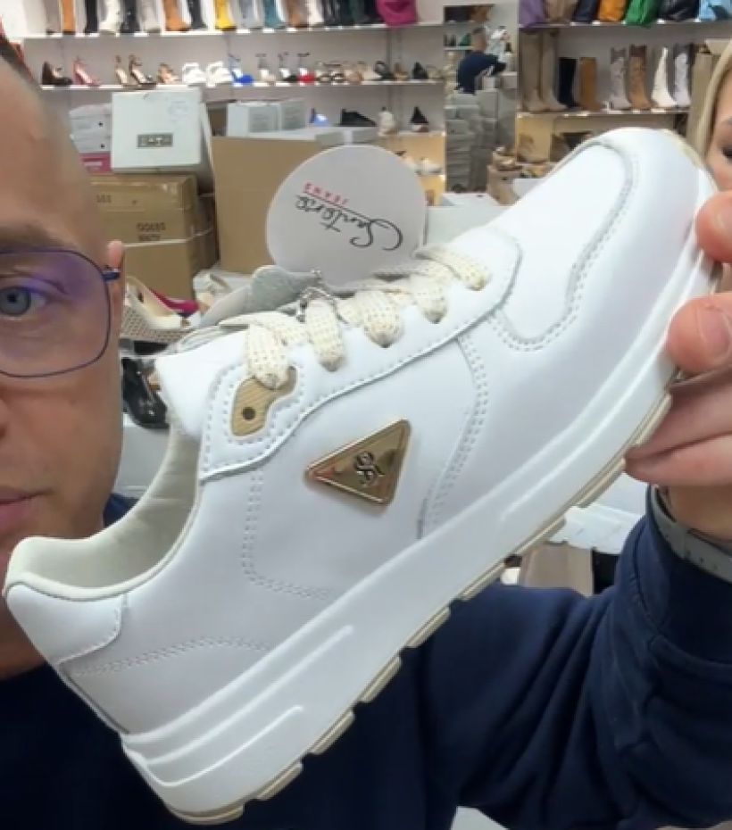 #11 SNEAKERS SANTORIO (PW) BIAŁY