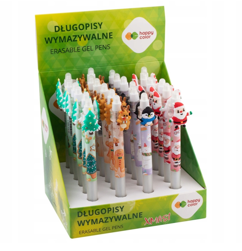Długopis wymazywalny x mas happy color
