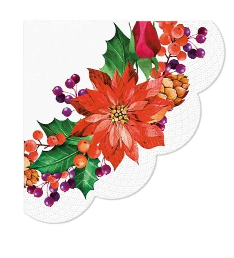 Serwetki świąteczne 3 warstwowe – 12 sztuk