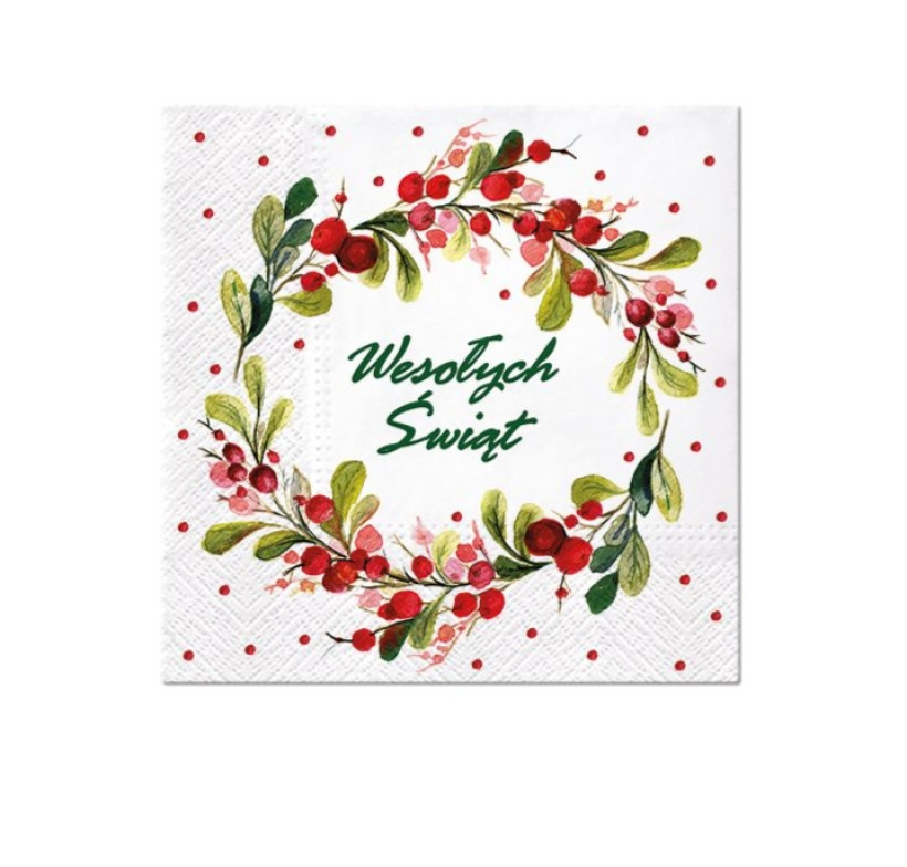 Serwetki papierowe świąteczne