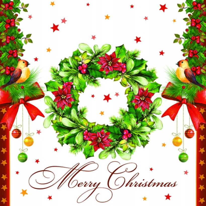 Serwetki papierowe świąteczne