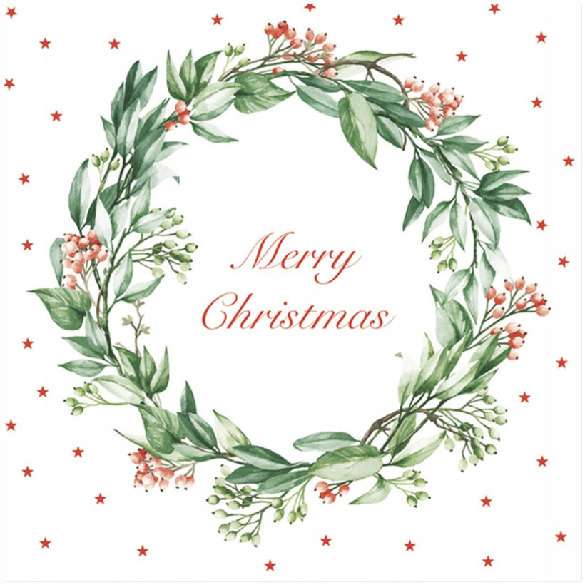 Serwetki papierowe świąteczne