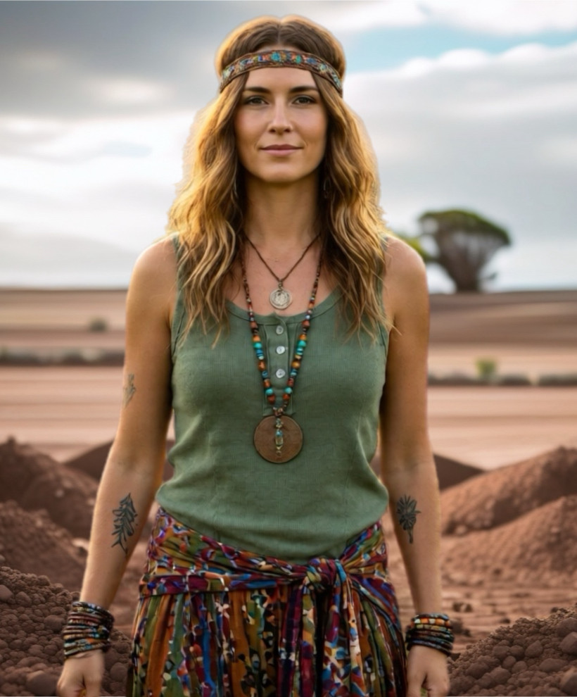 Top kaki coton TU 36/42++