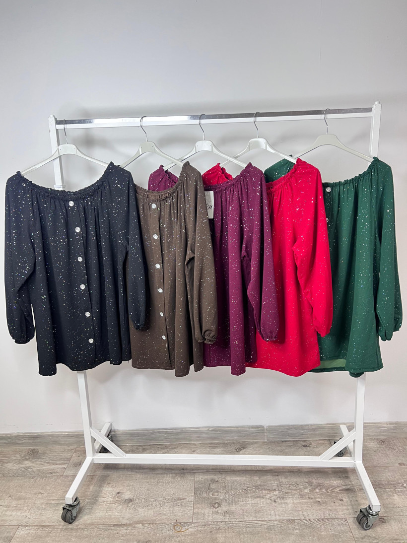 Hiszpanka z kryształkami Plus Size