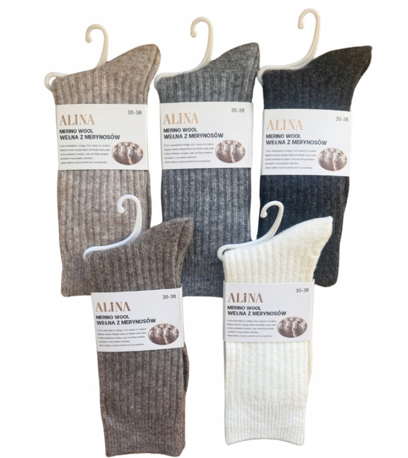 Skarpety Merynos (pakiet) 5 par