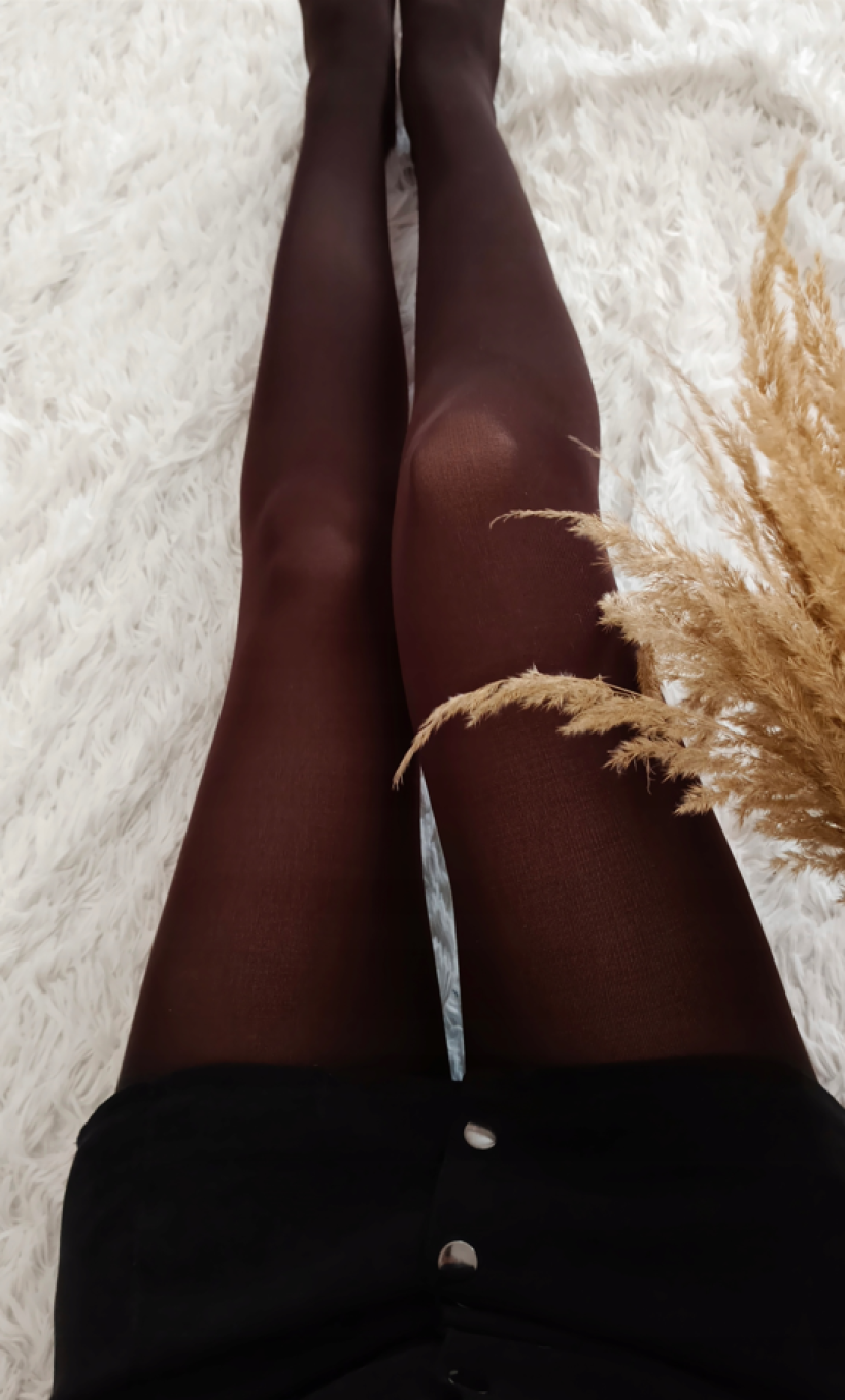 Rajstopy gładkie 120 DEN KSENIA kk1256 czekolada