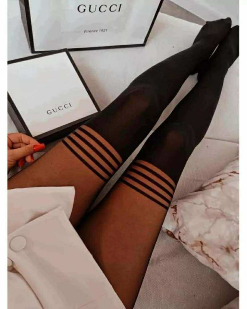 Rajstopy wzorzyste z mikrofibry Alina 40/100 LILLIAN