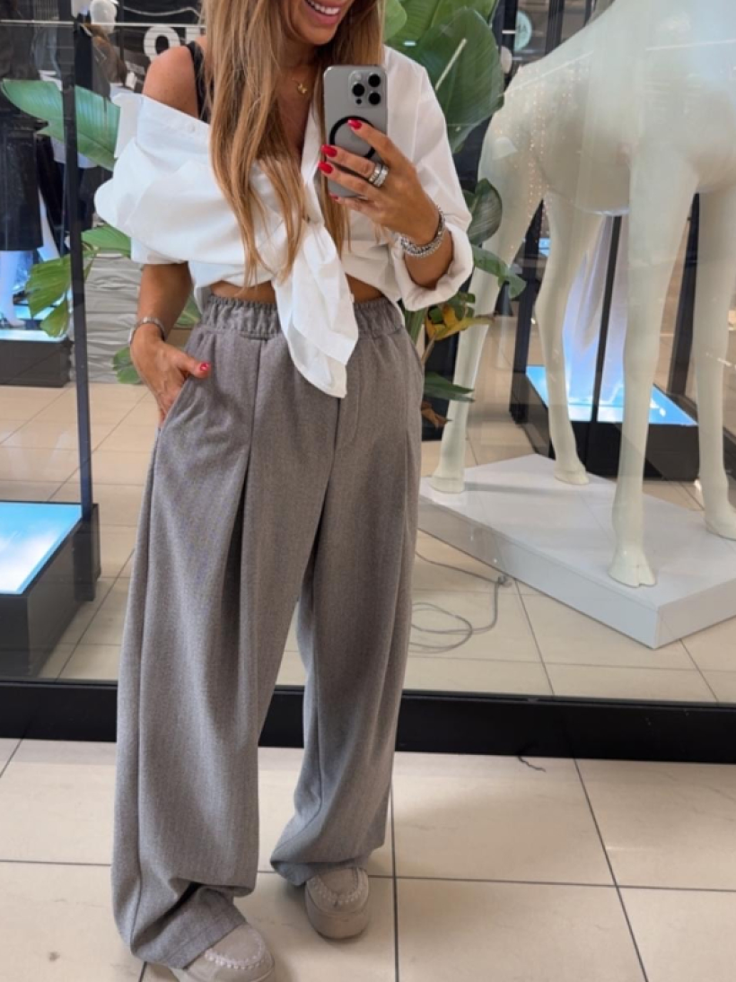 EM SPODNIE JODEŁKA SZARE