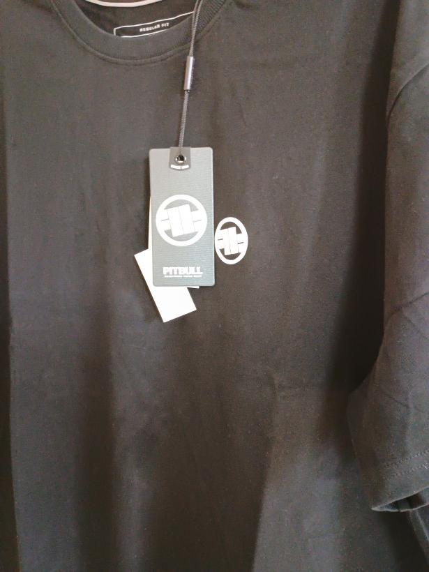 T-shirt męski PITBULL small logo czarny