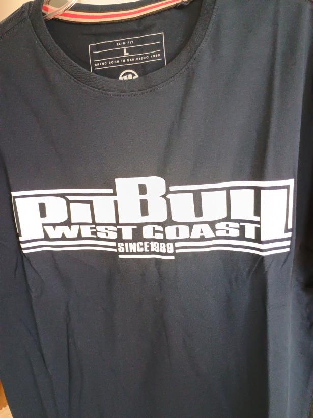 T-shirt męski PITBULL boxing granat