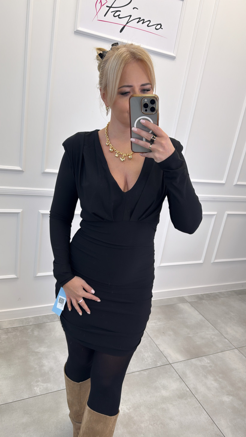 Sukienka czarna 13946