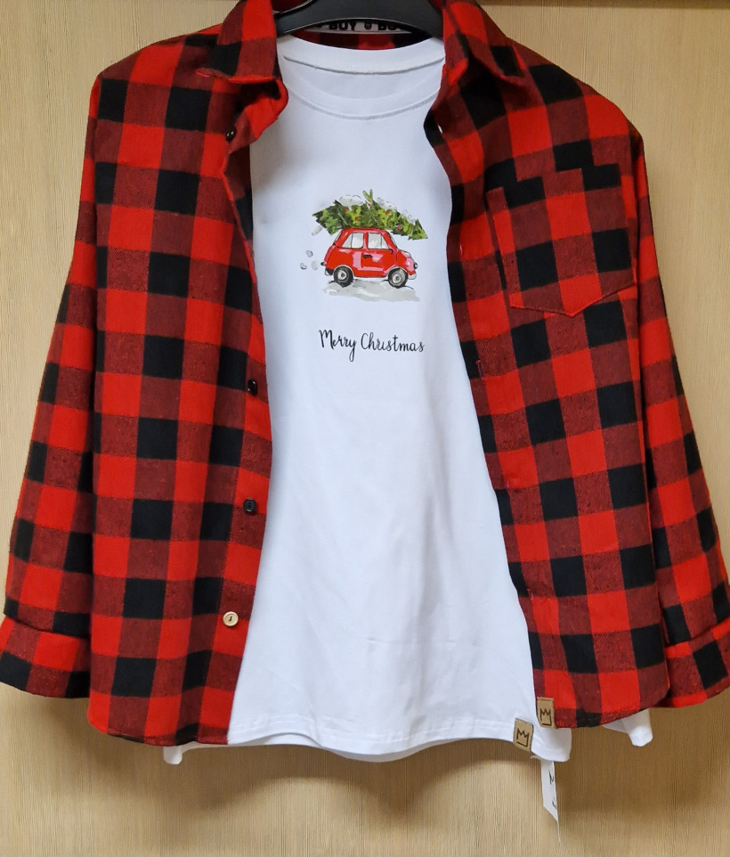 KOSZULA KRATA CZERWONA MIMI