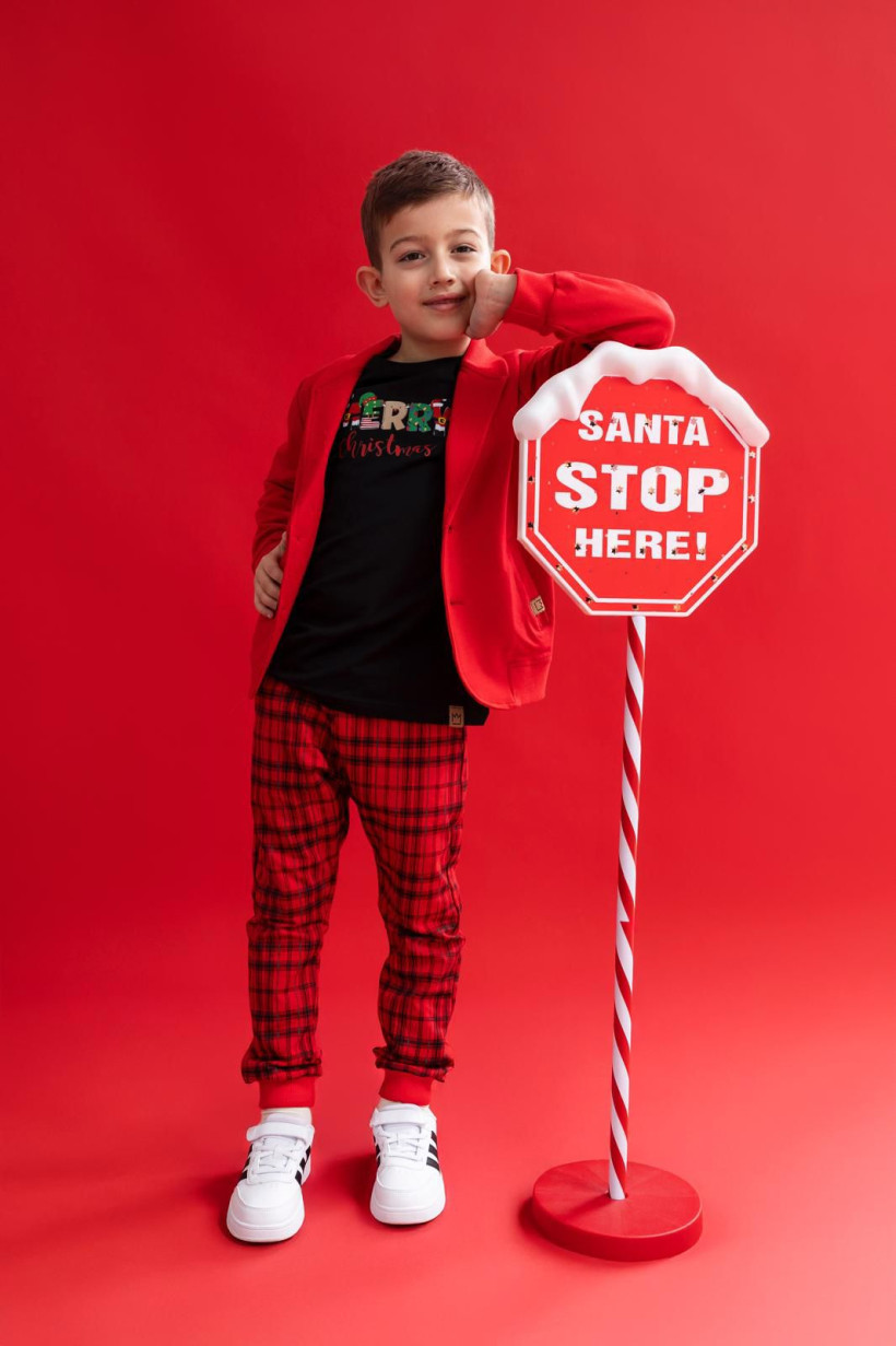 SPODNIE KRATA CZERWONE MIMI