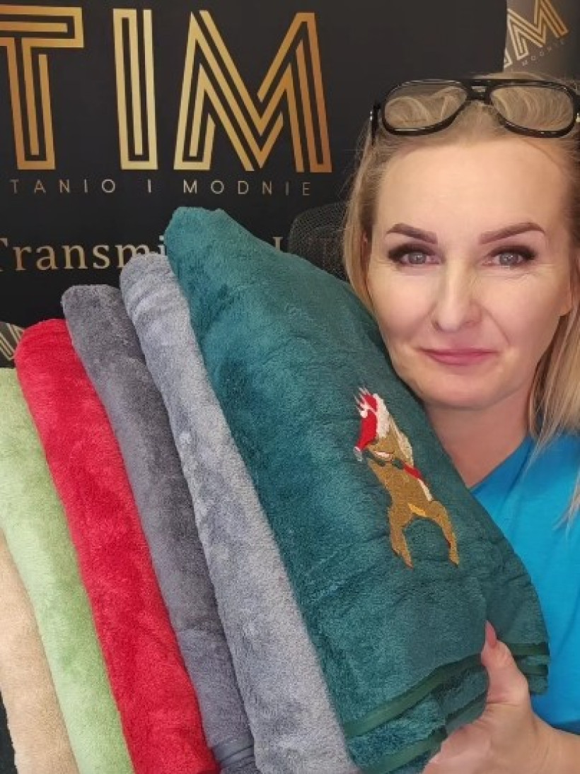 Ręcznik MIKROFIBRA - HAFT ŚWIĘTA