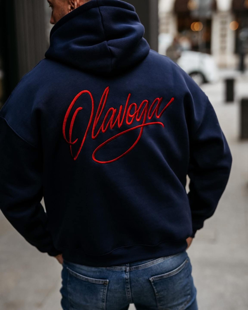 bluza męska UNIT niebieska 