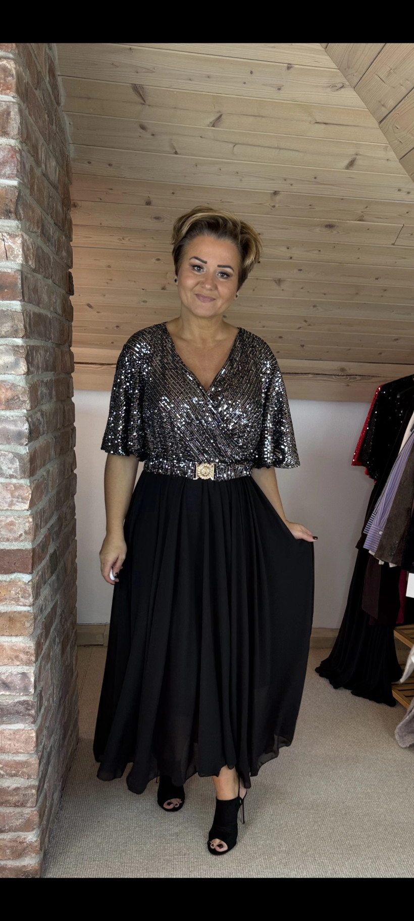 Sukienka dluga elegancka