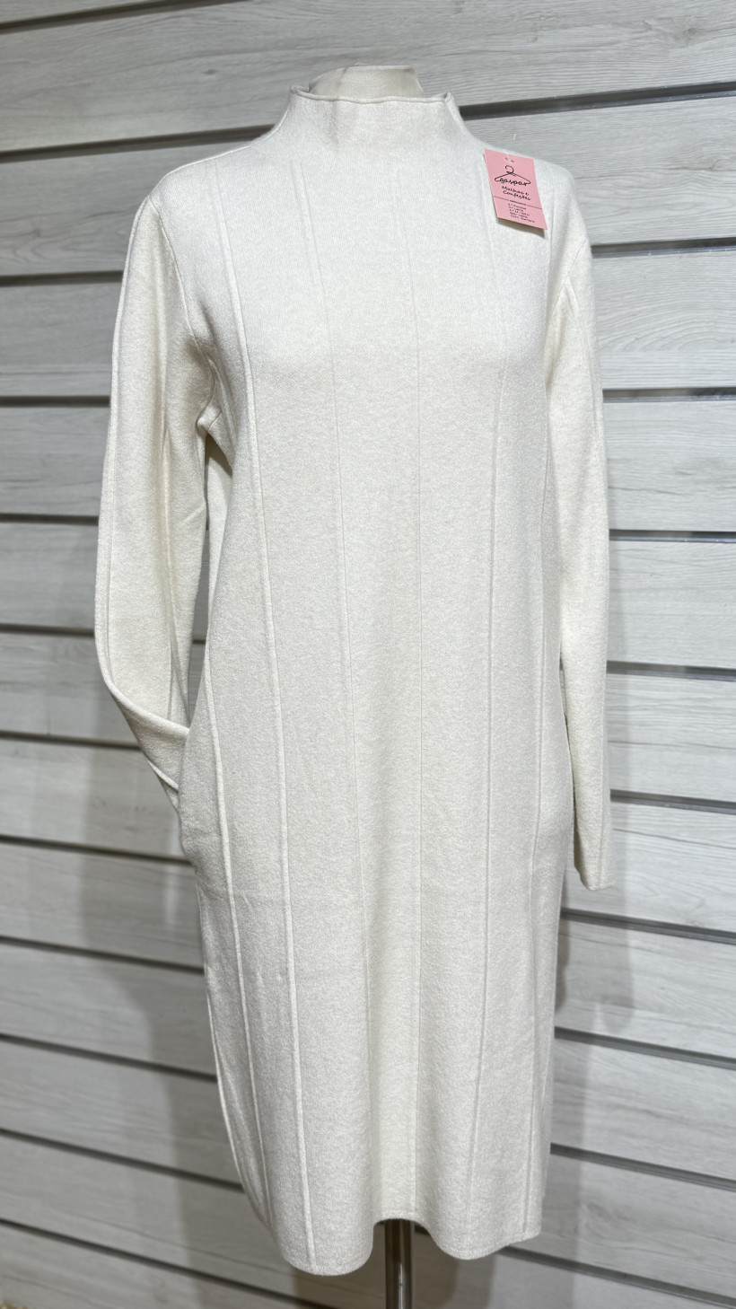 VESTIDO MALHA CANELADA