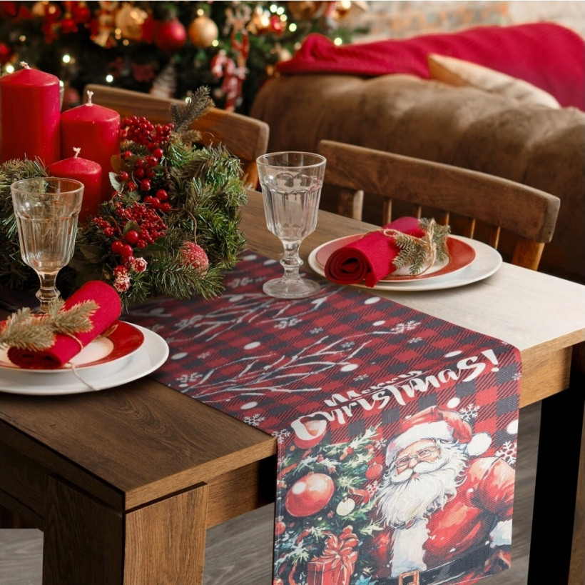 Bieznik świąteczny 33x180cm